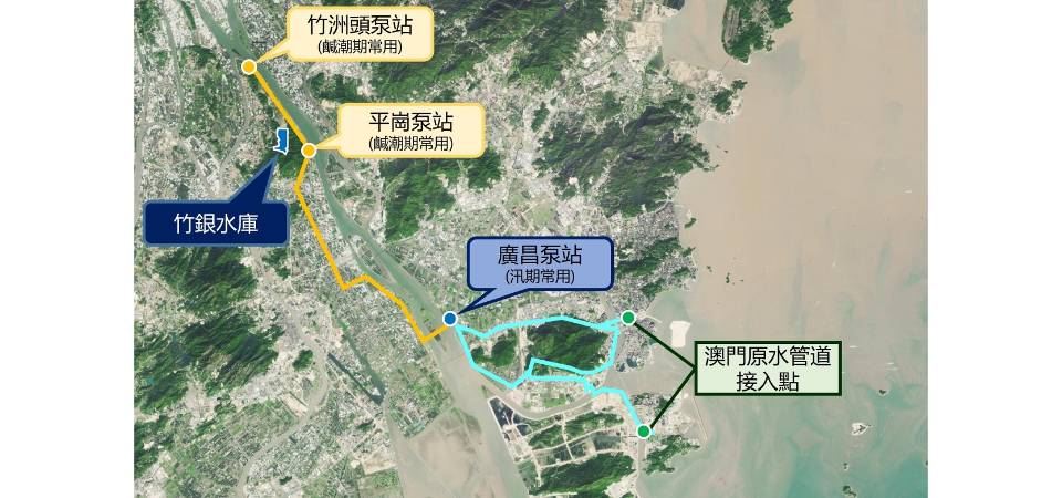咸潮期开始　启用上游泵站保供水安全
