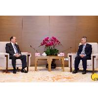 行政长官贺一诚与海南省委书记沈晓明会面