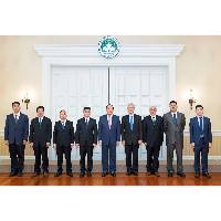 Chefe do Executivo reúne-se com vice-presidente da Academia Chinesa de Ciências Sociais