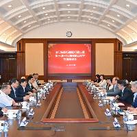 行政长官贺一诚访复旦大学与校长许宁生会面