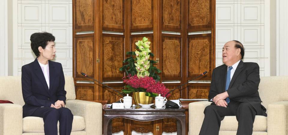 Chefe do Executivo tem encontro com a presidente do Conselho Chinês para a Promoção do Comércio Internacional