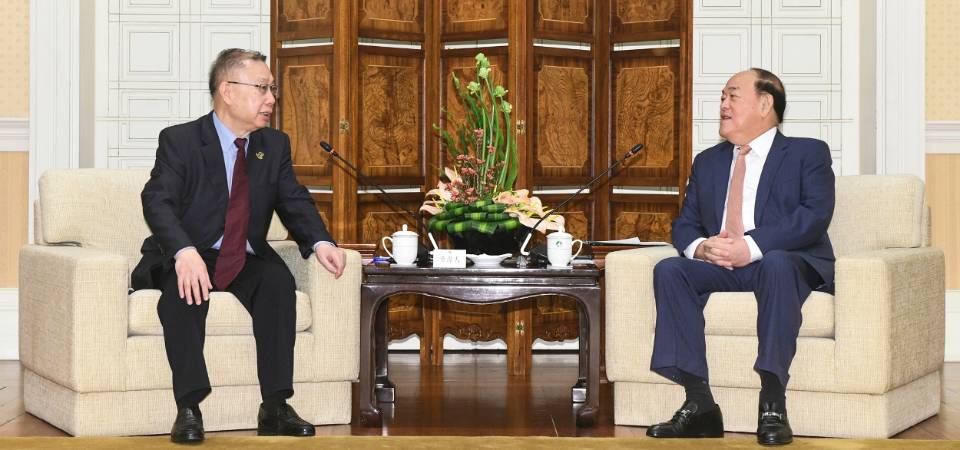 Chefe do Executivo tem encontro com presidente do Conselho de Doação e Transplante de Órgãos da China
