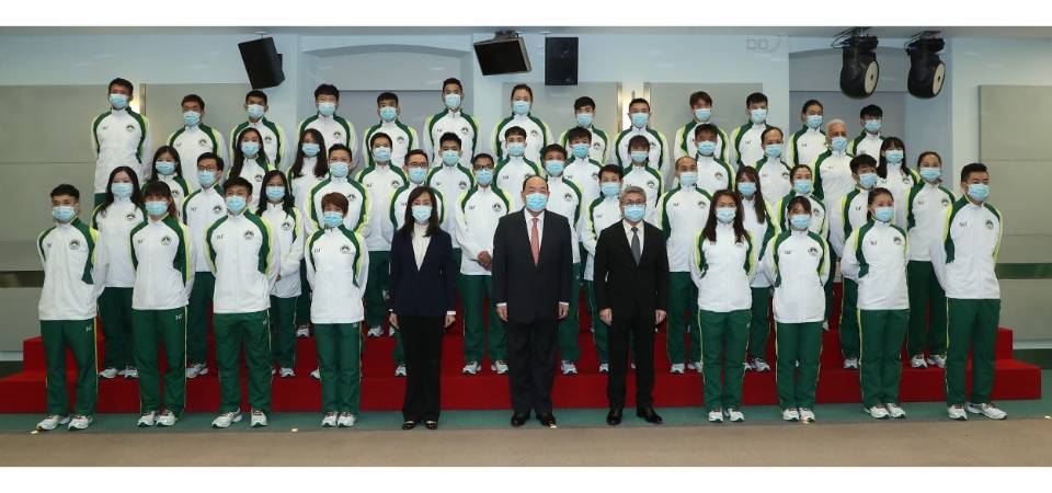 Cerimónia de Despedida da Delegação Desportiva da RAEM para os 14os. Jogos Nacionais