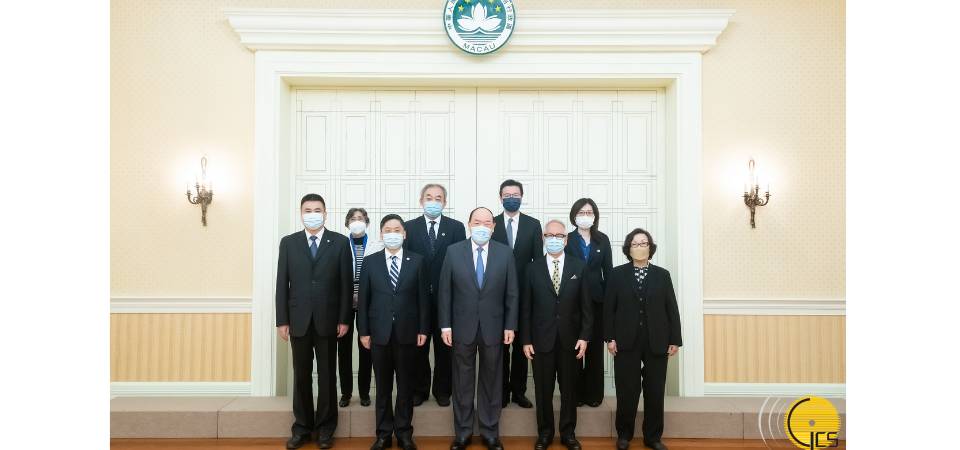 行政长官贺一诚会见中国红十字会党组书记王可