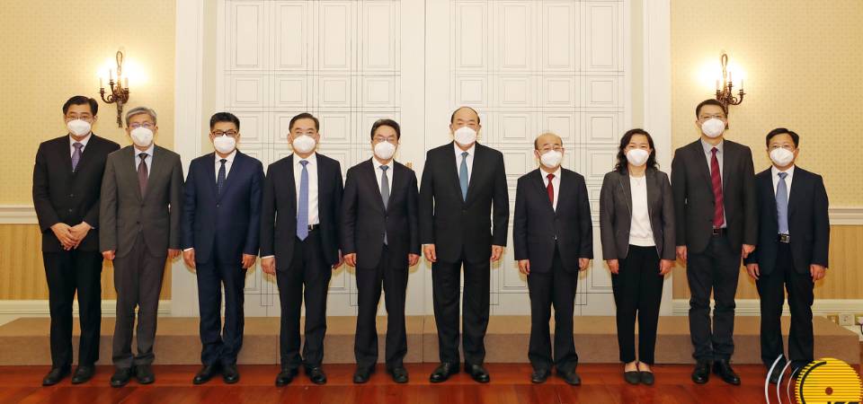 Chefe do Executivo tem encontro com o vice-presidente do município de Tianjin