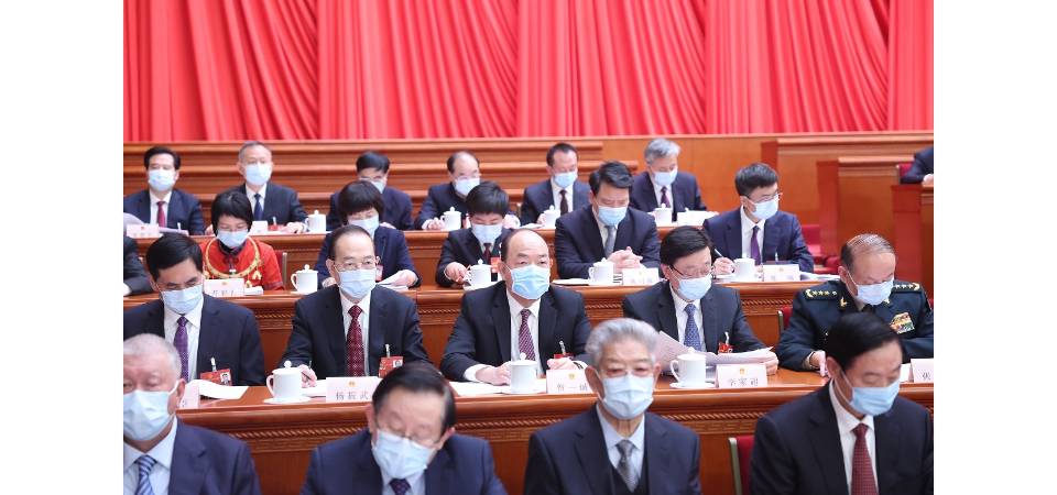 行政长官贺一诚在北京列席人大会议开幕式