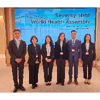 Delegação liderada pela Secretária para os Assuntos Sociais e Cultura, Ao Ieong U, participa na 76.ª Assembleia Mundial da Saúde