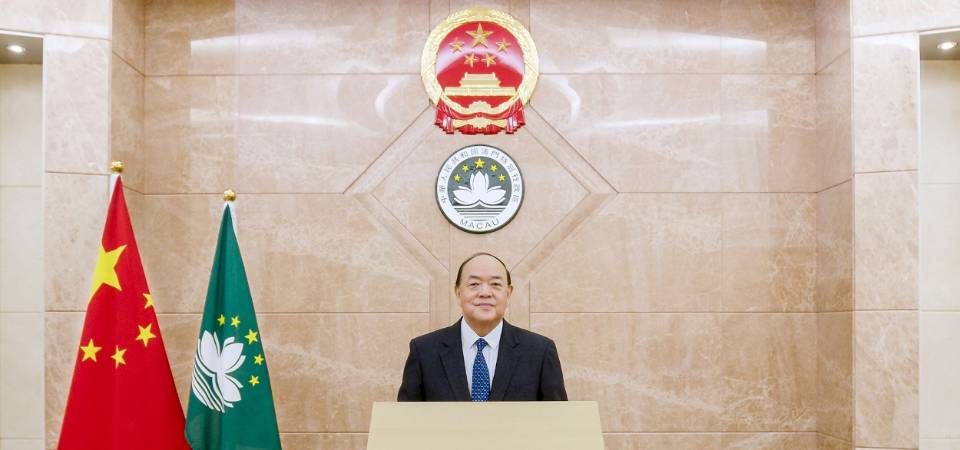 行政長官：澳門積極參與大灣區科技創新走廊建設