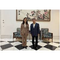 Encontro entre a Secretária para os Assuntos Sociais e Cultura, Ao Ieong U, e o Embaixador da China em Portugal, Zhao Bentang