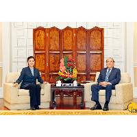 行政長官賀一誠與司法部部長賀榮會面