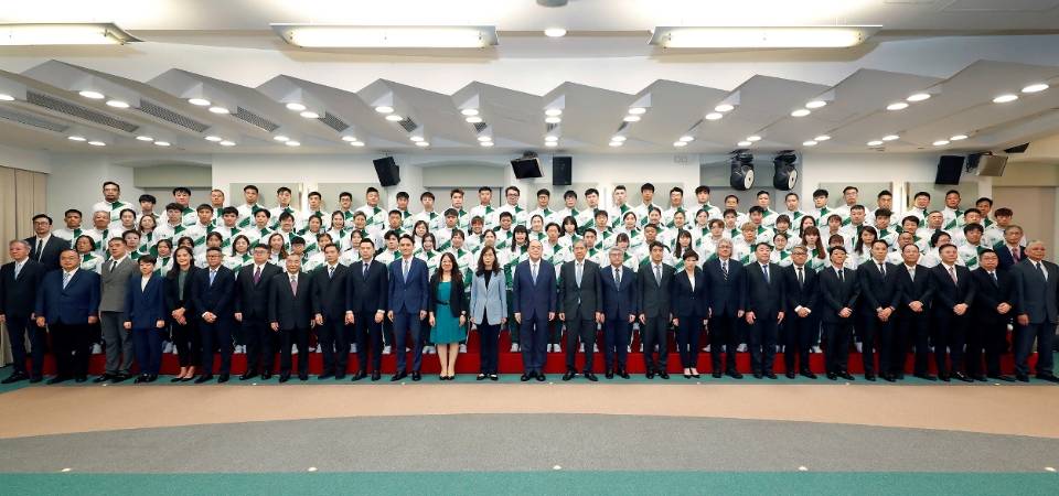 “第十九屆亞洲運動會”中國澳門體育代表團向行政長官辭行