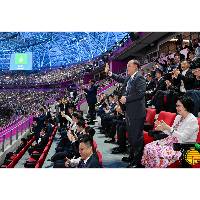 行政長官賀一誠在浙江杭州出席“第十九屆亞洲運動會”開幕式