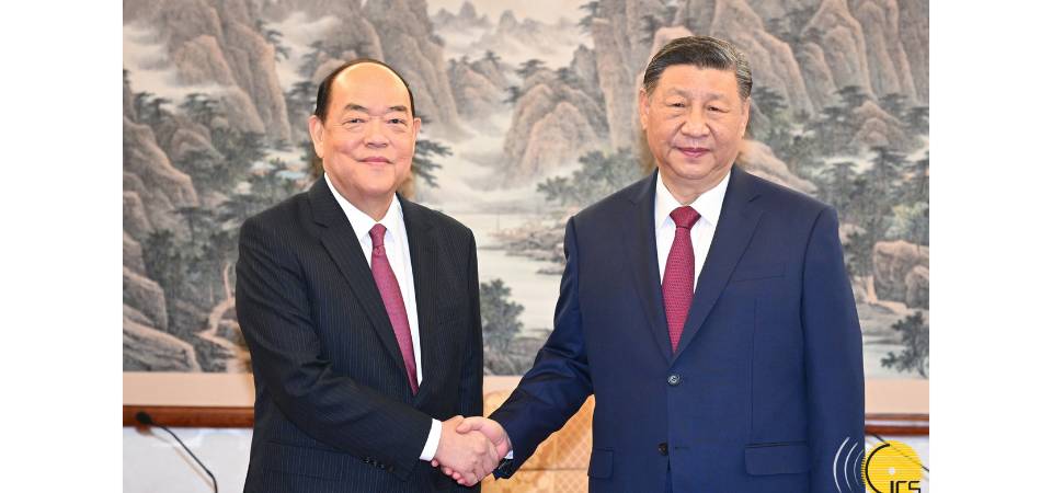 習近平主席會見賀一誠行政長官
