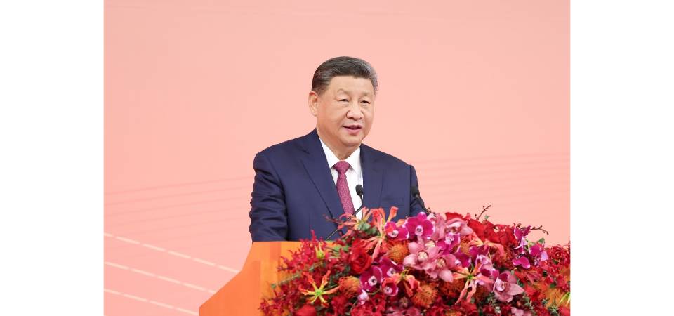習近平主席出席澳門特別行政區政府歡迎晚宴並發表重要講話