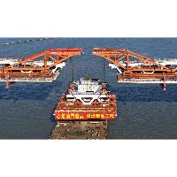 澳氹第四條跨海大橋於2024年3月12日晚上順利合龍