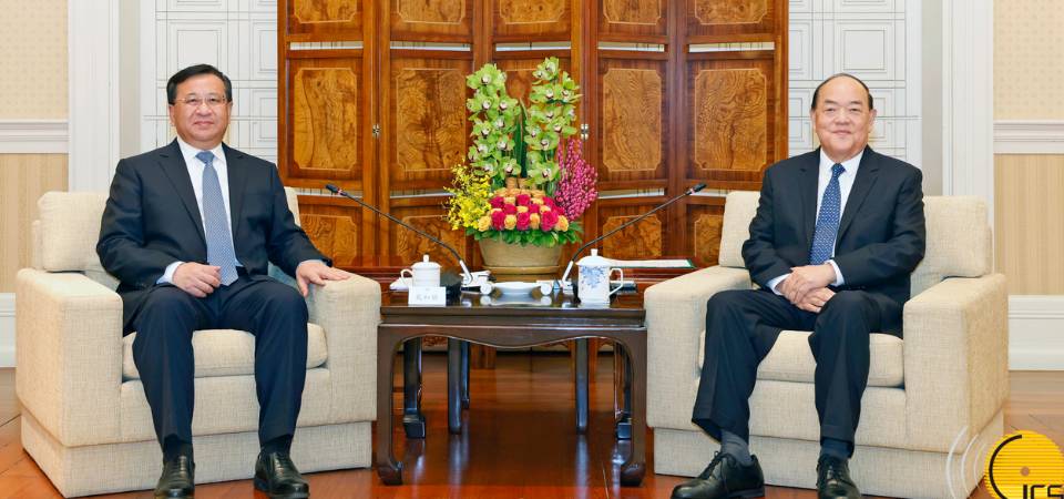 行政長官賀一誠會見中國鐵建股份有限公司黨委書記、董事長戴和根一行