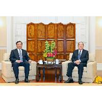 行政長官賀一誠會見中國鐵建股份有限公司黨委書記、董事長戴和根一行