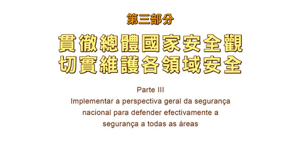 贯彻总体国家安全观 切实维护各领域安全
