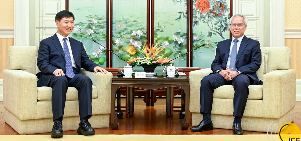 行政長官岑浩輝與海南省省長劉小明會面