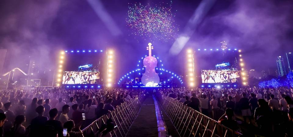 十五运会前奏曲奏响横琴夜空！ 2025横琴音乐光影秀震撼开幕