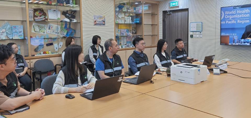 衛生局參與世衛《國際衛生條例》水晶演練 築牢社會安全防線