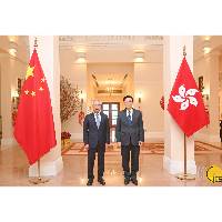 行政長官岑浩輝訪港與香港特區行政長官李家超會面