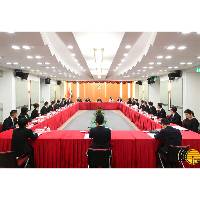 行政长官岑浩辉就制定本年施政报告听取福建同乡总会及民建联意见