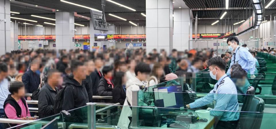 新春期間澳門整體通關情況