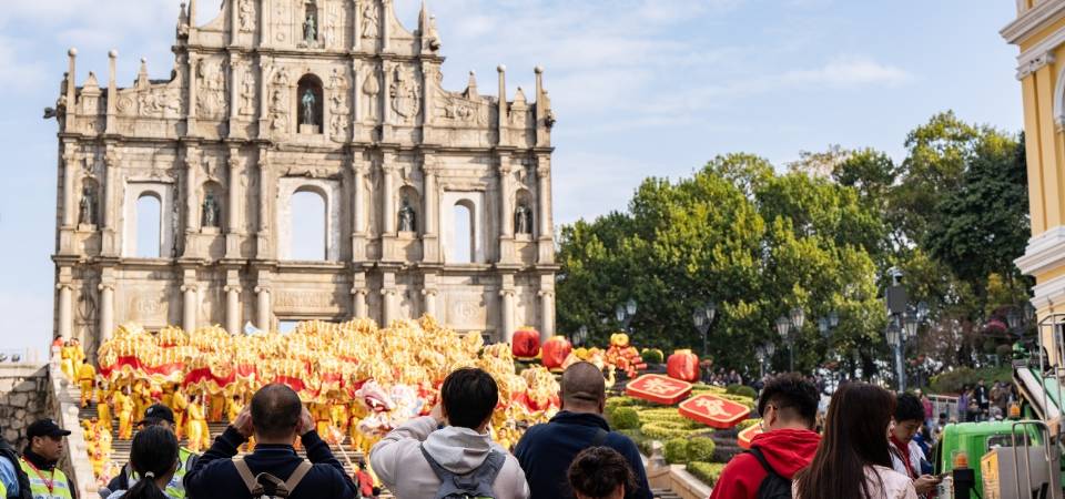 春節黃金周國際旅客升10.2% 各界合力向旅客展現澳門“旅遊＋”魅力