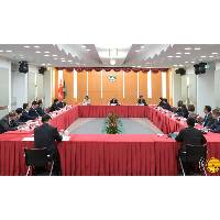行政长官岑浩辉就制定本年度施政报告 听取中华教育会意见