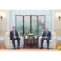 行政長官岑浩輝會見全國政協常委、港澳台僑委員會主任劉賜貴率領的粵港澳大灣區調研組