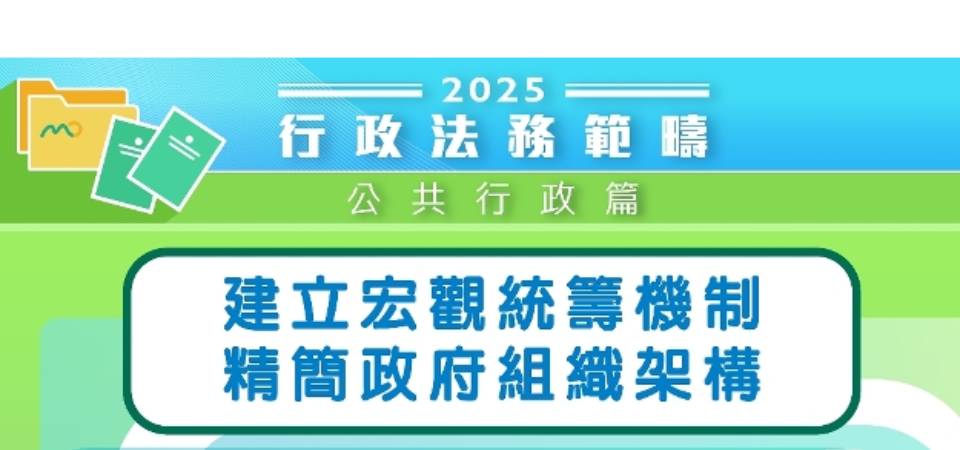 【圖文包】2025行政法務範疇施政方針-公共行政篇
