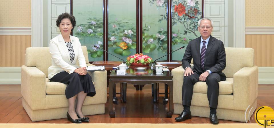 行政長官岑浩輝與四川省政協主席田向利會面