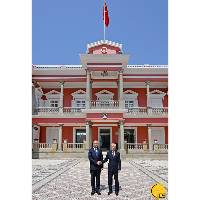行政长官岑浩辉与黑龙江省委书记许勤会面