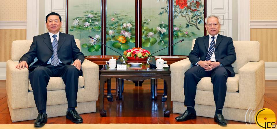 行政長官岑浩輝與應急管理部黨委書記、部長王祥喜會面