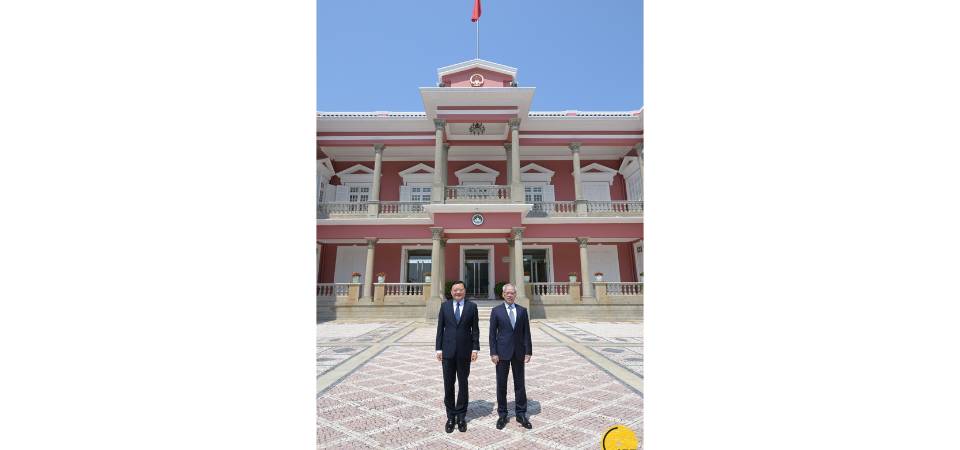 行政长官岑浩辉与广东省省长王伟中会面