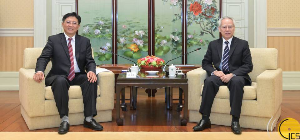 行政長官岑浩輝與生態環境部黨組書記、副部長孫金龍會面