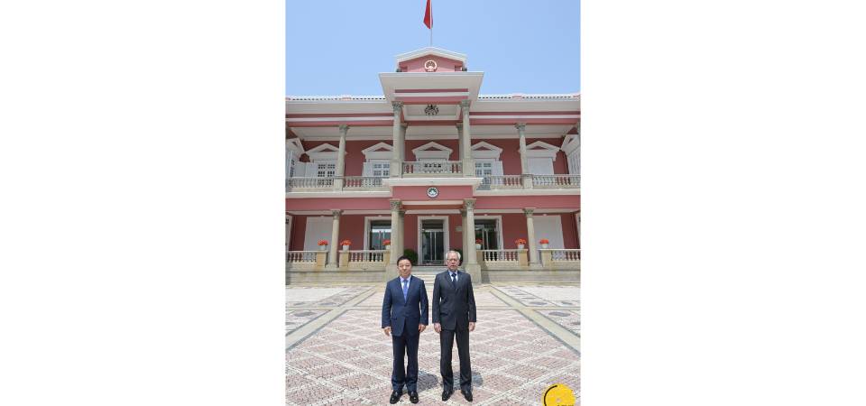 行政長官岑浩輝與江西省副書記、省長葉建春會面
