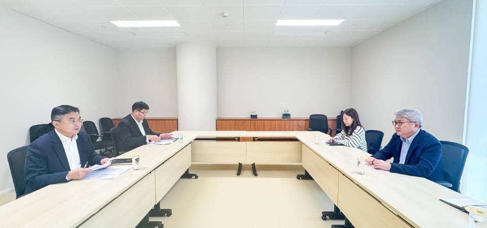 十五運會及殘特奧會澳門賽區籌備辦公室主任潘永權會見廣東賽區執委會副主任、廣東省體育局局長崔劍