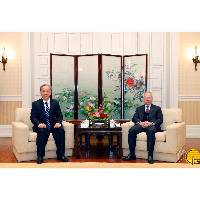 行政長官岑浩輝會見中山市委書記、市人大常委會主任郭文海