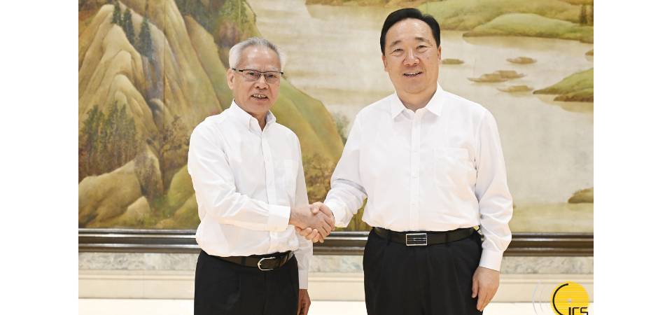 行政長官岑浩輝與浙江省委書記王浩會面