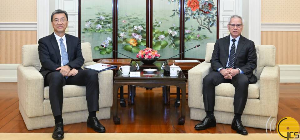 行政長官岑浩輝與國家教育部部長懷進鵬會面