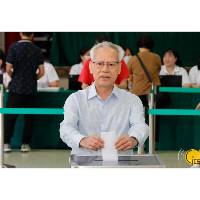 岑浩辉呼吁选民行使选举权 履行公民的权利和义务