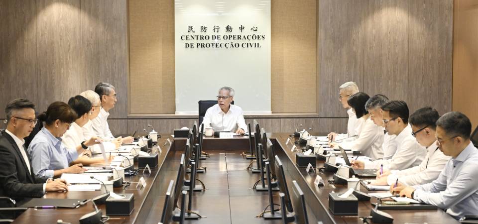 政府已就应对“桦加沙”作出全面部署 呼吁全澳团结一心做好防灾准备