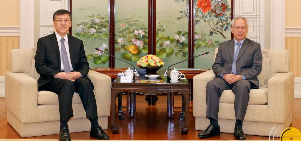 行政長官岑浩輝與國家科技部部長陰和俊會見