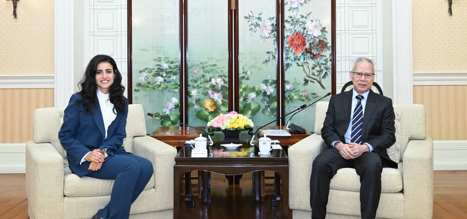 行政長官岑浩輝與聯合國世界旅遊組織秘書長 謝哈・阿爾・諾瓦伊斯會面