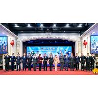 Secretário para a Segurança, Chan Tsz King, no jantar de comemorações do Dia da Polícia de Segurança Pública.