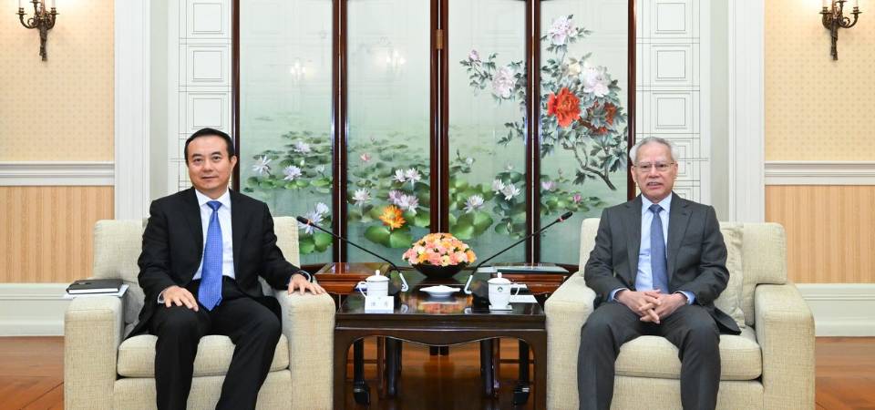 行政长官岑浩辉与珠海市委书记陈勇会面