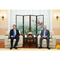 行政长官岑浩辉与珠海市委书记陈勇会面