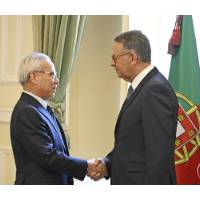 行政长官岑浩辉拜会葡萄牙总统塞古罗